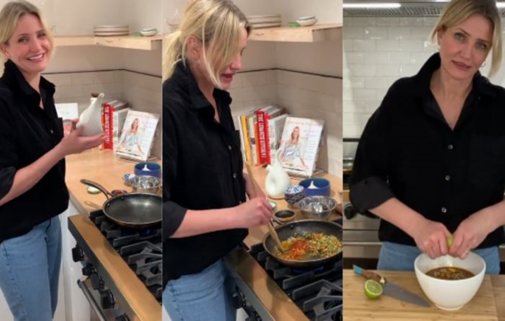 RECEPT KAMERON DIJAZ: Isprobajte <span style='color:red;'><b>omiljeno jelo</b></span> poznate GLUMICE (VIDEO)