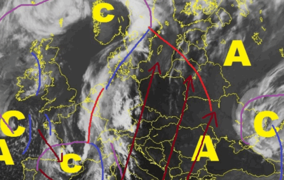 POZNATI <span style='color:red;'><b>METEREOLOG</b></span> IZDAO UPOZORENJE: Ciklon donosi veoma loše vremenske prilike, evo šta nas sve čeka u narednih nekoliko dana! 