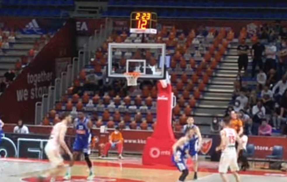 PRATITE LI ABA LIGU? Crvena zvezda pobedila Budućnost (VIDEO)