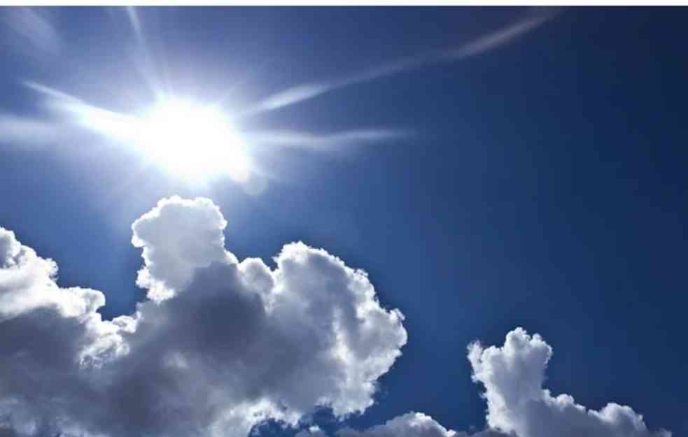 Danas nas očekuje sunčano vreme, do 9 stepeni