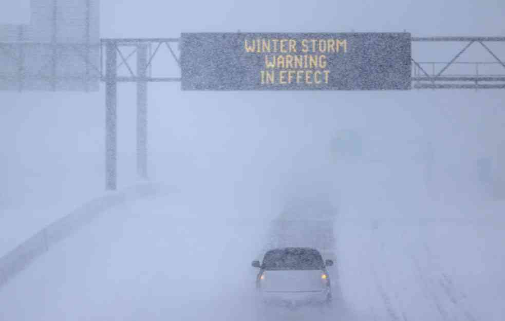 VREME U AMERICI POSTAJE OPASNO PO ŽIVOT: Temperature idu i do -45 stepeni celzijusa