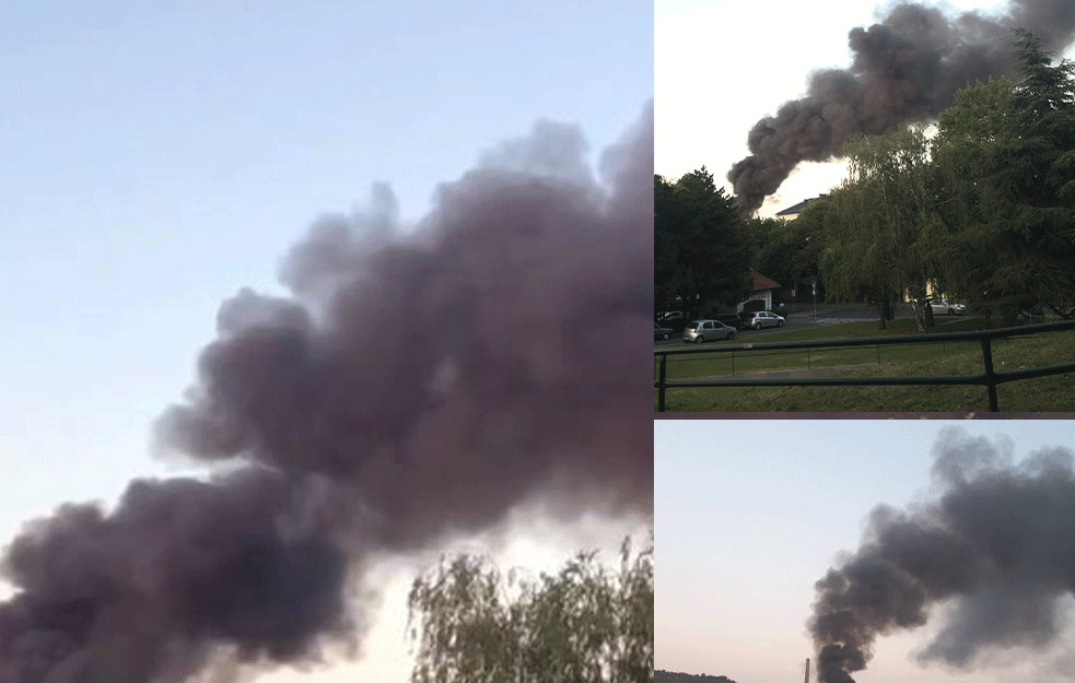 DIM KULJA, POŽAR JE LOKALIZOVAN: Evakuisano nekoliko kuća na Karaburmi (VIDEO) 