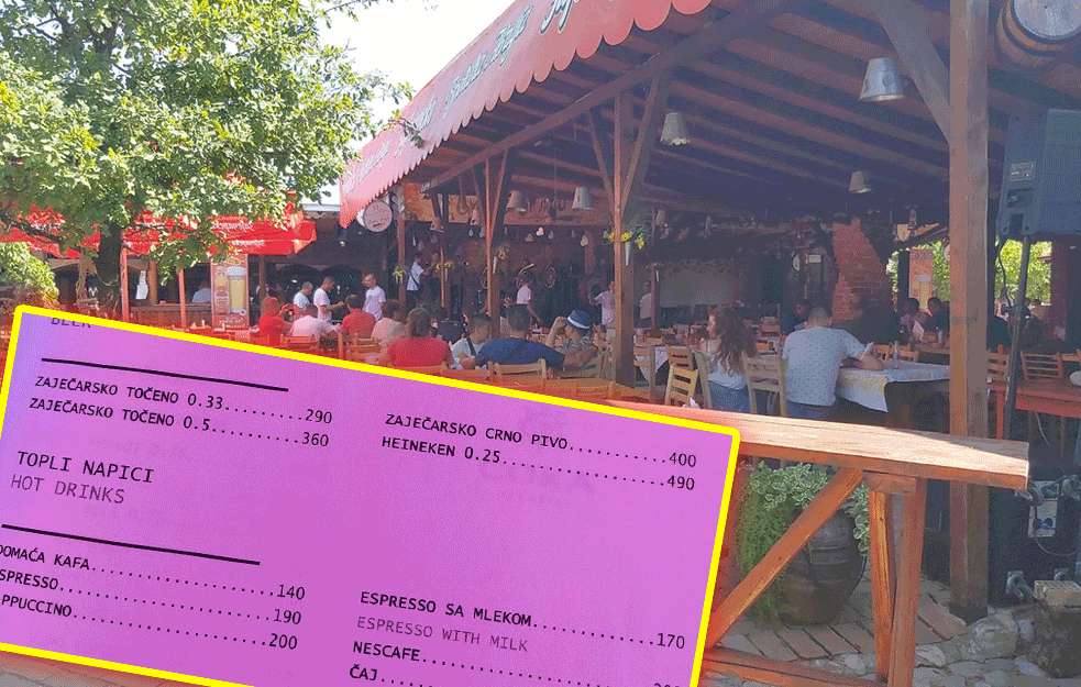GUČA NA 'GLASU'! HIT <span style='color:red;'><b>LUPANJE</b></span> PO UŠIMA: Pivo 0,25 čak 490 dinara, a od cene VODE će vam pozliti!