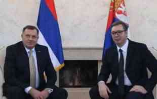 VAŽAN SASTANAK! <span style='color:red;'><b>Aleksandar Vučić</b></span> ugostio Milorada Dodika! (FOTO) 