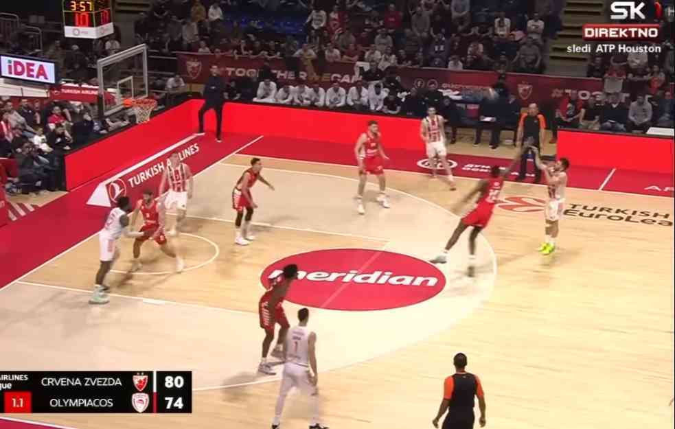 ZVEZDA SRUŠILA LIDERA EVROLIGE: Olimpijakos pao u veličanstvenoj atmosferi Pionira (VIDEO)