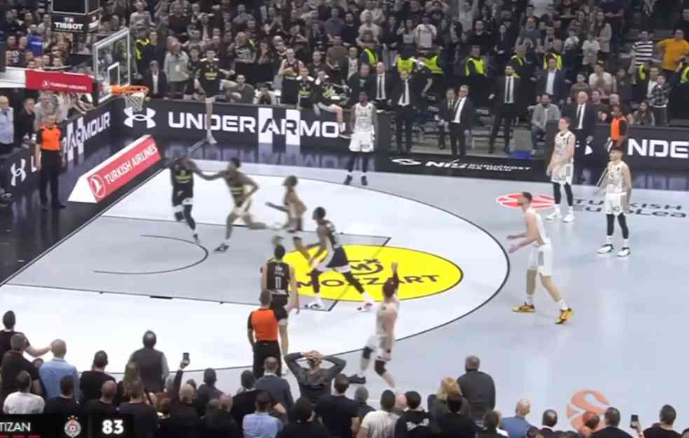 JOŠ JEDAN NESTVARAN PREOKRET I ČUDESNA POBEDA PARTIZANA! Crno-beli gubili -18, pa srušili Panatinaikos! S REALOM U TOP 8!(VIDEO)