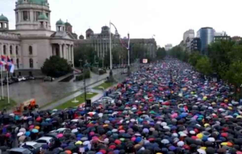 Šesti protest „Srbija protiv nasilja“ u Beogradu : Evo kuda će se kretati građani (VIDEO)