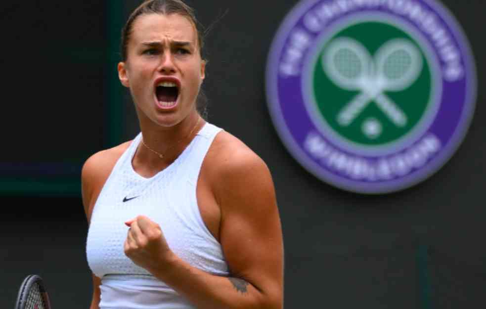 Sabalenka je neprikosnovena