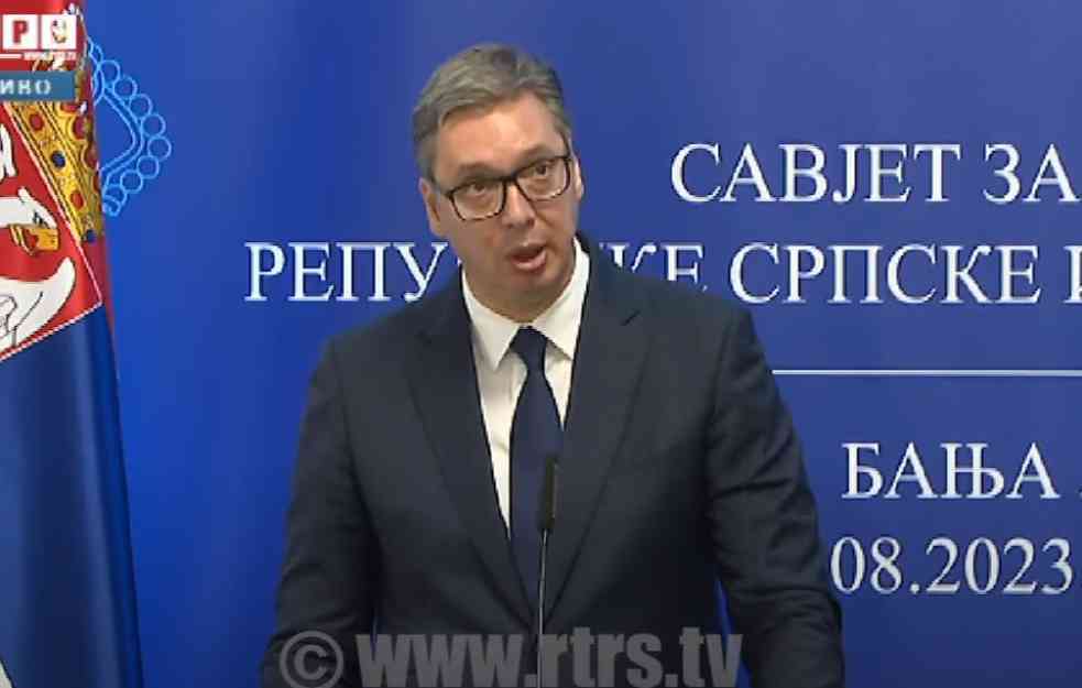 VUČIĆ: Ponašaćemo se kao da AMERIČKE SANKCIJE ne postoje! (VIDEO)