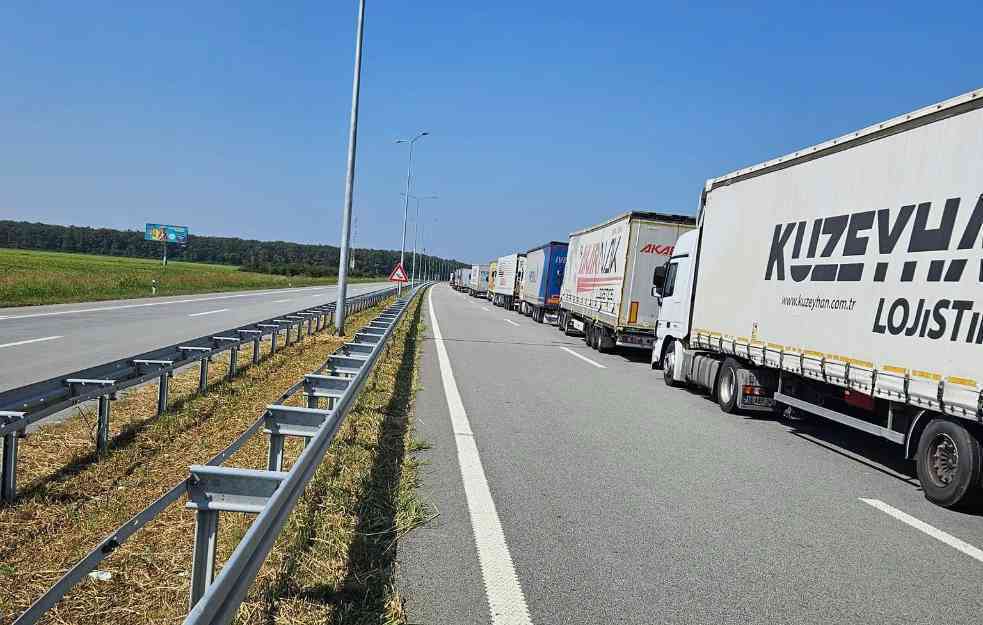 Zadržavanja kamiona na granici: Dva sata čekanja na Kelebiji, sat vremena na Šidu i Batrovcima