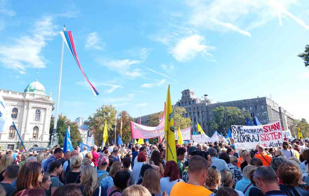 Predstavnici četiri sindikata prosvetnih radnika predali zahteve Vladi Srbije