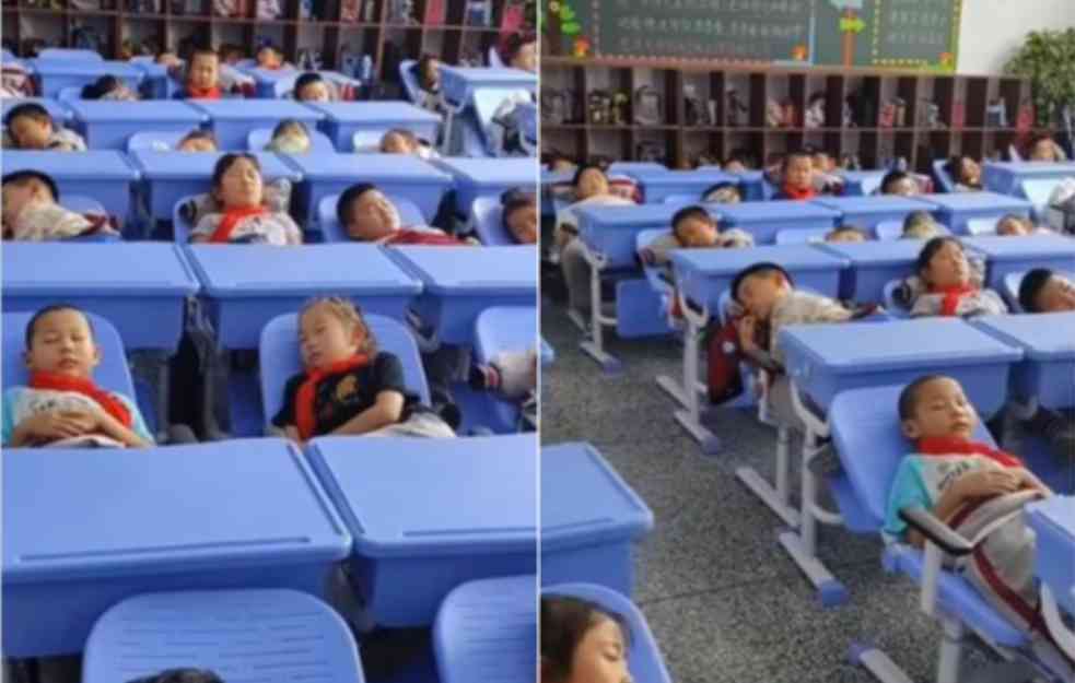 A SAD – NA SPAVANJE! U Kini deca u školi mogu i da dremnu