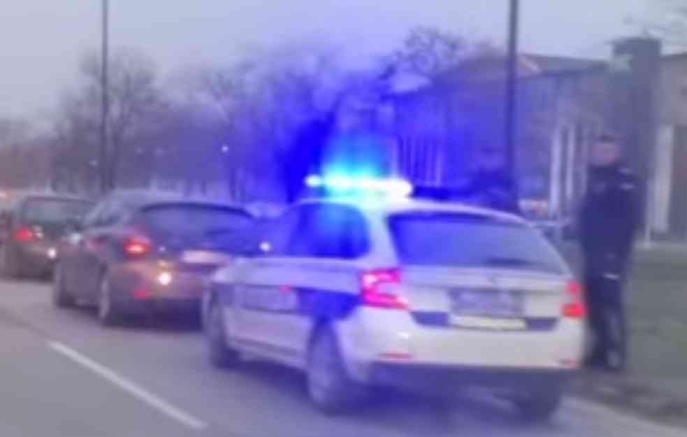 VOZIO DROGIRAN, PA NAPAO POLICAJCA! Sumnja se da je glavom udario saobraćajca i naneo mu lakše telesne povrede