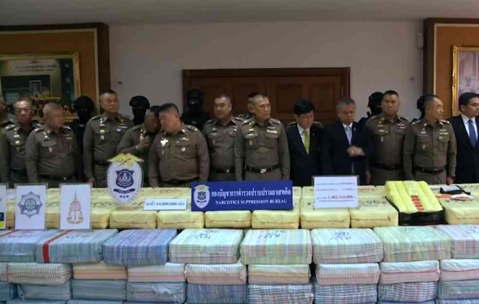 Tajlandska policija zaplenila 50 miliona tableta metamfetamina