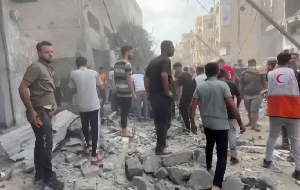 IZRAEL NASTAVIO BOMBARDOVANJE GAZE: Hamas saopštio da su 62 osobe ubijene tokom noći