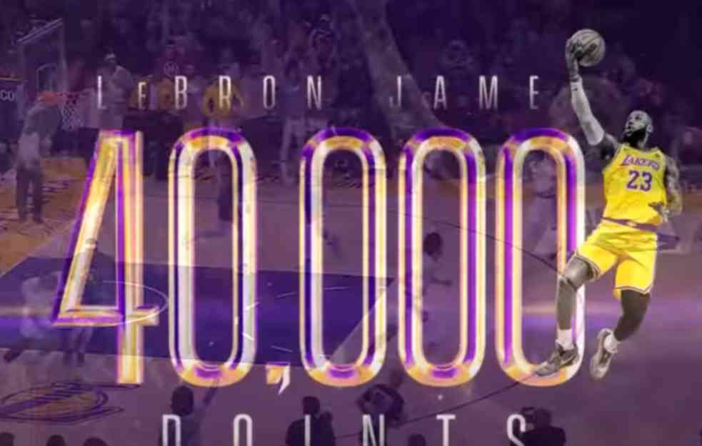 NIKO NIKADA KAO LEBRON DŽEJMS: Prvi košarkaš u istoriji NBA lige koji je postigao više od 40.000 poena! (VIDEO)