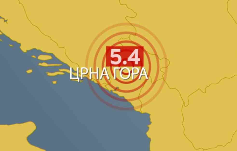 TRESLA SE CRNA GORA: Zemljotres jačine 5,7 stepeni po Rihteru, osetio se i u regionu