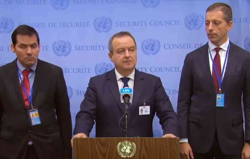 DAČIĆ: Razočarani smo što se u Savetu bezbednosti UN nije čula istina o NATO agresiji na SRJ (VIDEO)