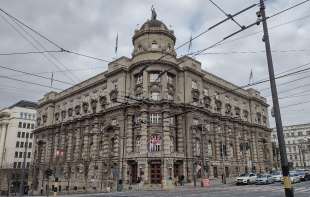 Studentski protest „Fakulteti na raskrsnici“ ispred Vlade Srbije 9. juna
