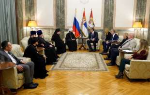 Vučić sa ruskim mitropolitom Antonijem: <span style='color:red;'><b>Bliskost</b></span> dva naroda i dve crkve