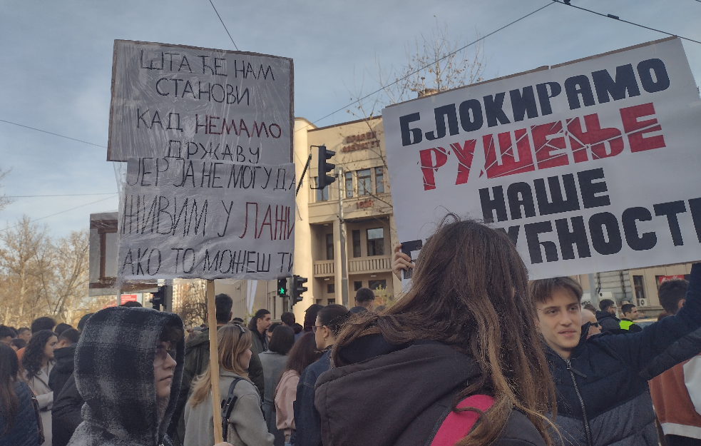 Studenti u Utisku nedelje: Ovo nije obojena revolucija, ne borimo se protiv vlasti nego za primenu zakona