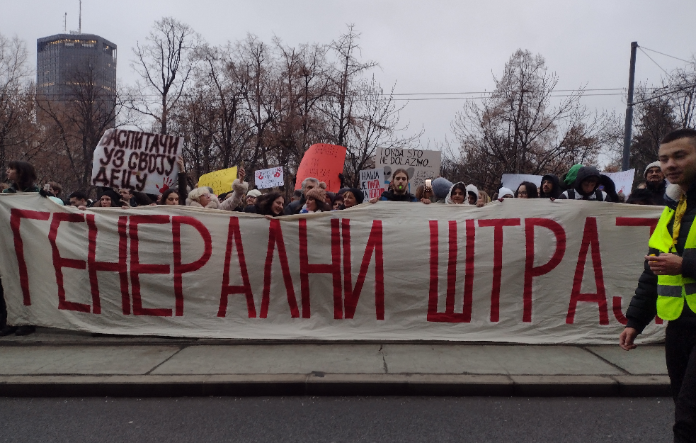 STUDENTI POZVALI NA GENERALNI ŠTRAJK: Ovo je detaljan plan i maršruta protesta i blokada