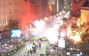 Beograd ovacijama dočekao studente: Spektakularna dobrodošlica za <span style='color:red;'><b>junak</b></span>e Srbije (VIDEO) 