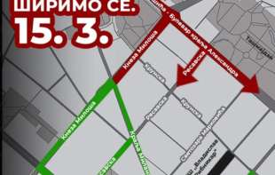 Studenti u blokadi objavili promenu plana: Glavna bina na Slaviji, protest se širi na više ulica