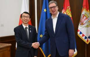 Predsednik Vučić sa ambasadorom Japana Akirom Imamurom