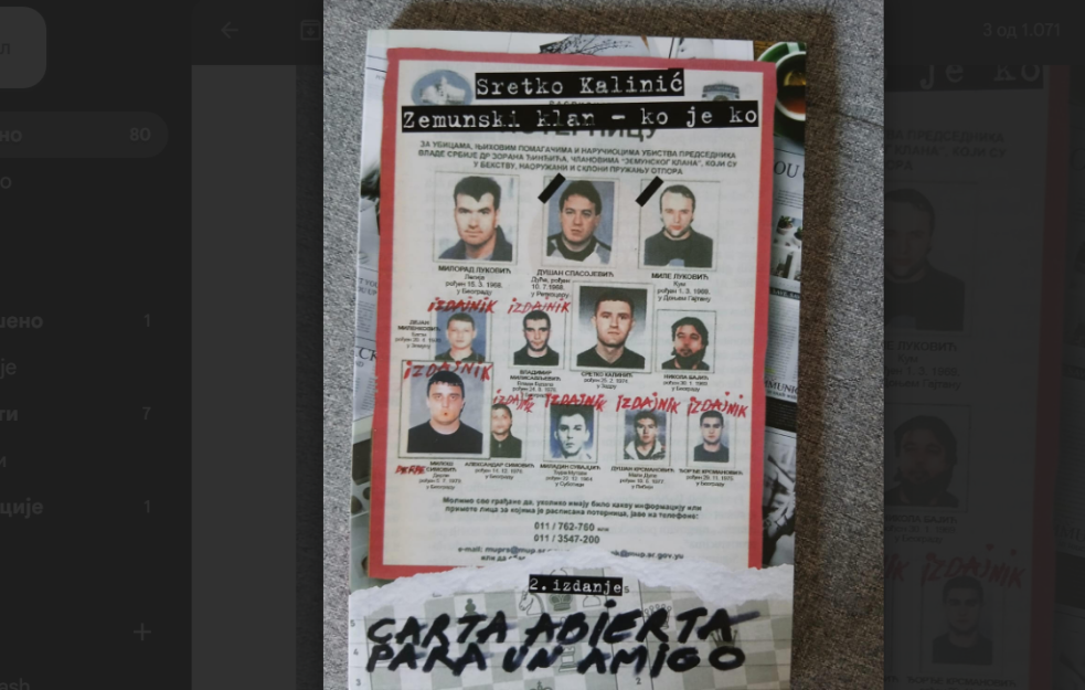 KALINIĆ POSLAO UVREDLJIVU PORUKU BIVŠEM ČLANU ZEMUNSKOG KLANA ZA ROĐENDAN Otkriva ko je hteo da ga UBIJE U ZABELI!