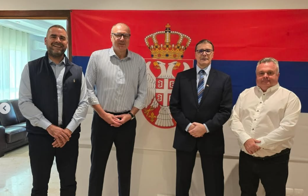 Srpska delegacija školskog sporta na prijemu kod ambasadora u Maroku