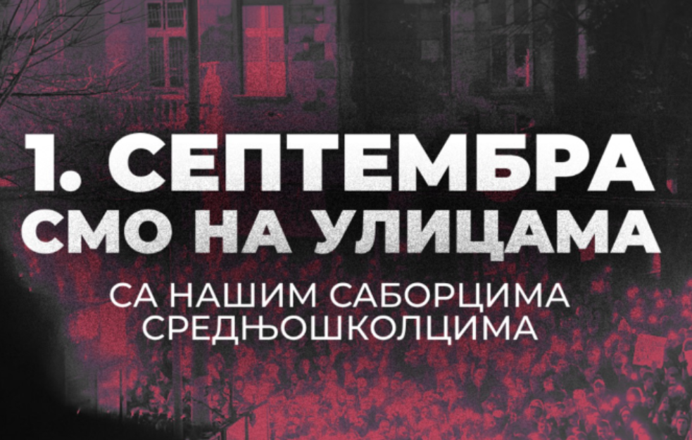 Bojkot škole 1. septembra: Studenti u blokadi se pridružuju protestu