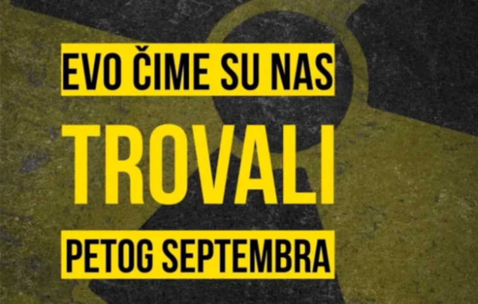 Studenti objavili hemihsku analizu: „Čime su nas trovali 5. septembra“
