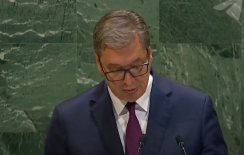 Vučić na Generalnoj skupštini UN: Povelja UN jedini okvir, Beograd može da bude mesto dijaloga
