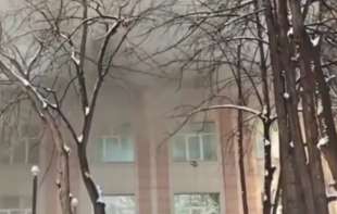 Ugašen požar na Pedagoškom fakultetu u Novosibirsku